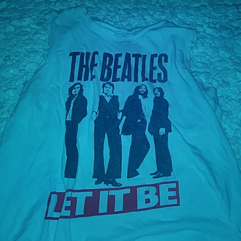Beatles let it be tank top